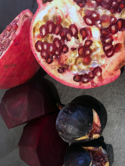 無花果と餡ペースト
