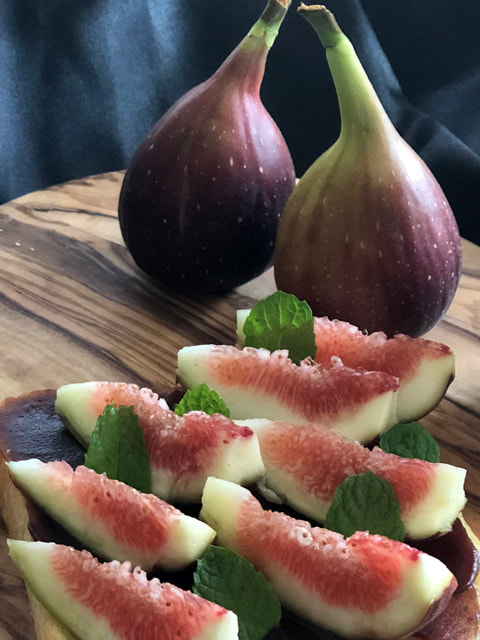 無花果と餡ペースト