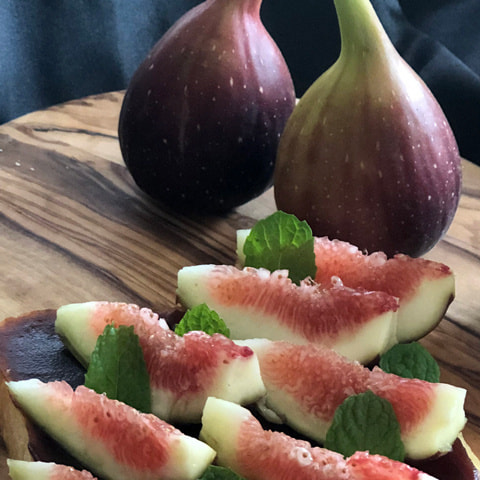 無花果と餡ペースト